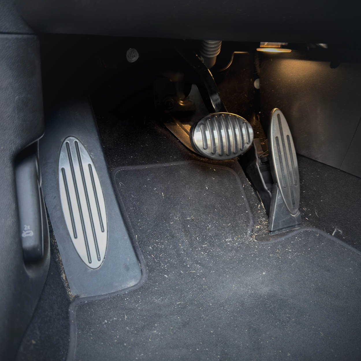 Edelstaal / RVS Pedalen Retrofit MINI