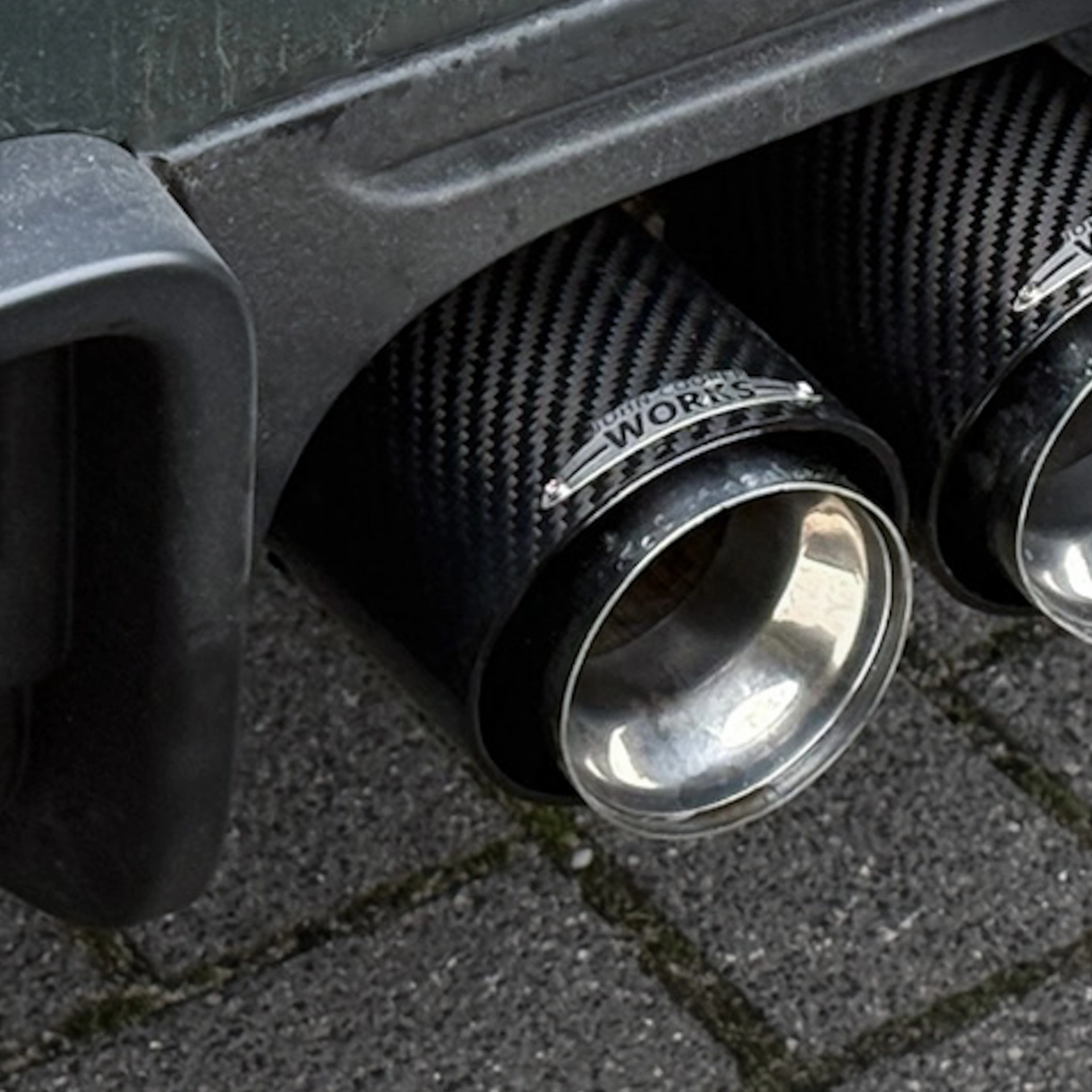 JCW Uitlaatsierstuk Carbon (Origineel)