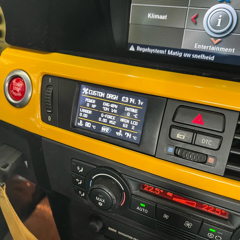 WEngineering Sportdisplay Inbouw (voor BMW)