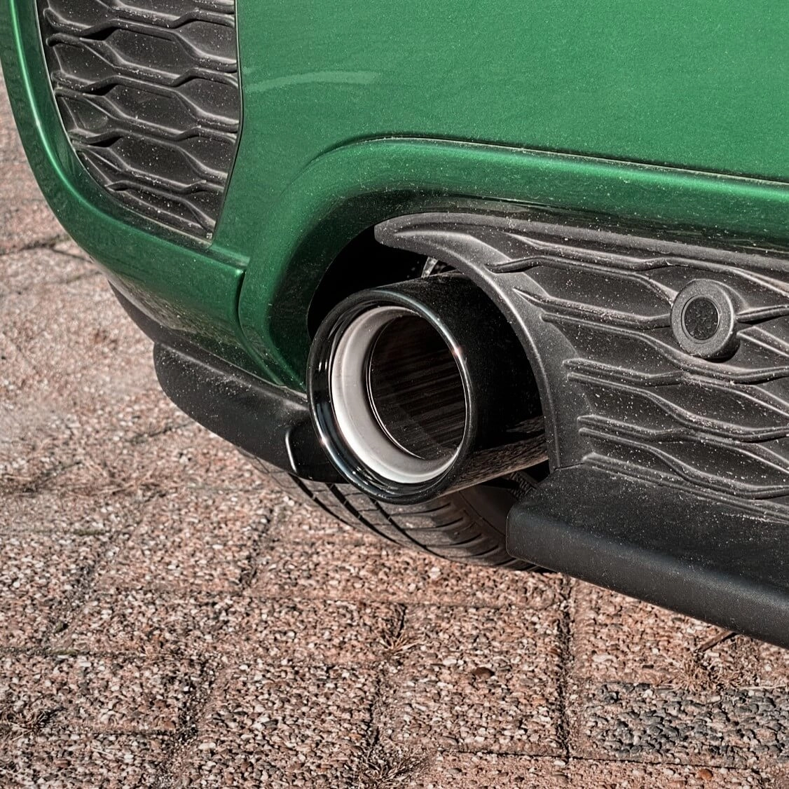 MINI Uitlaat sierstuk Blackline 90mm