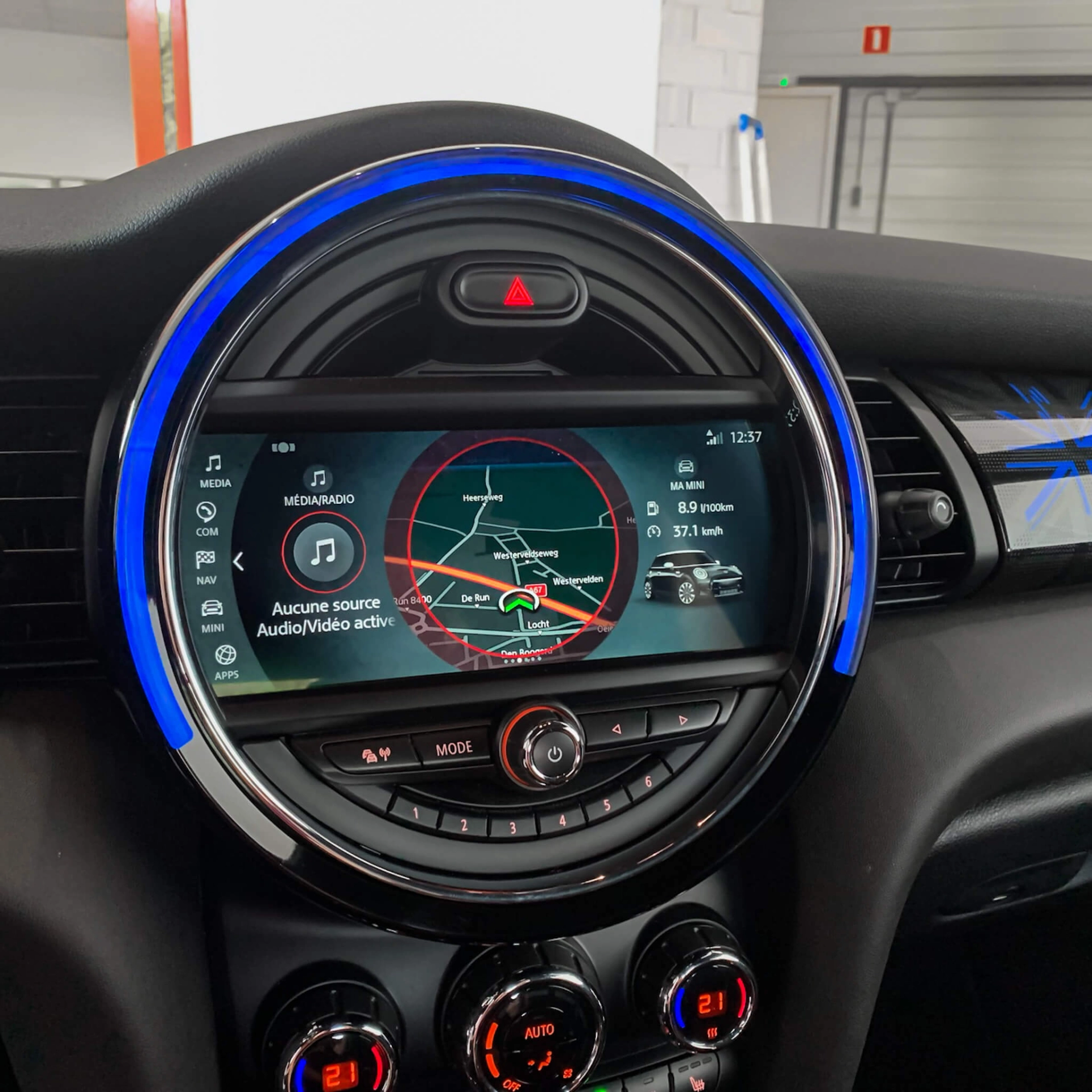 MINI Breedbeeld Scherm en Navigatie Retrofit