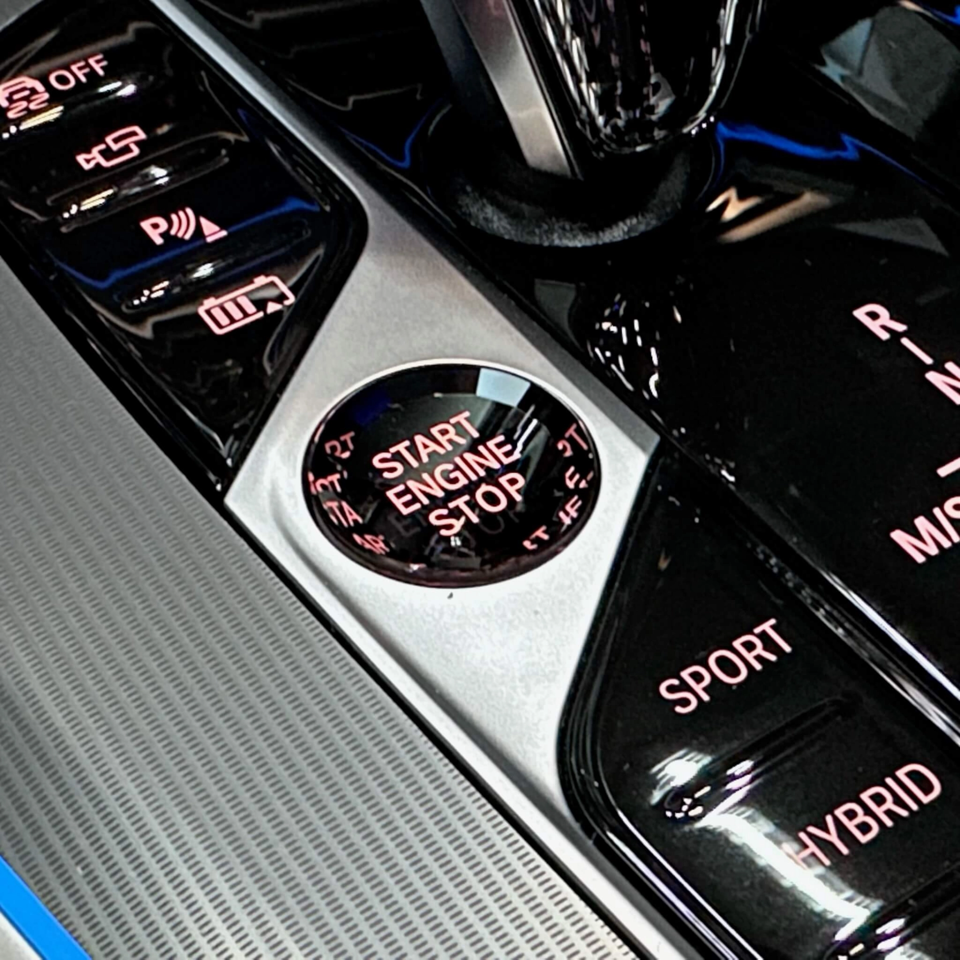 Kristal bedieningselementen (Pre-LCI)