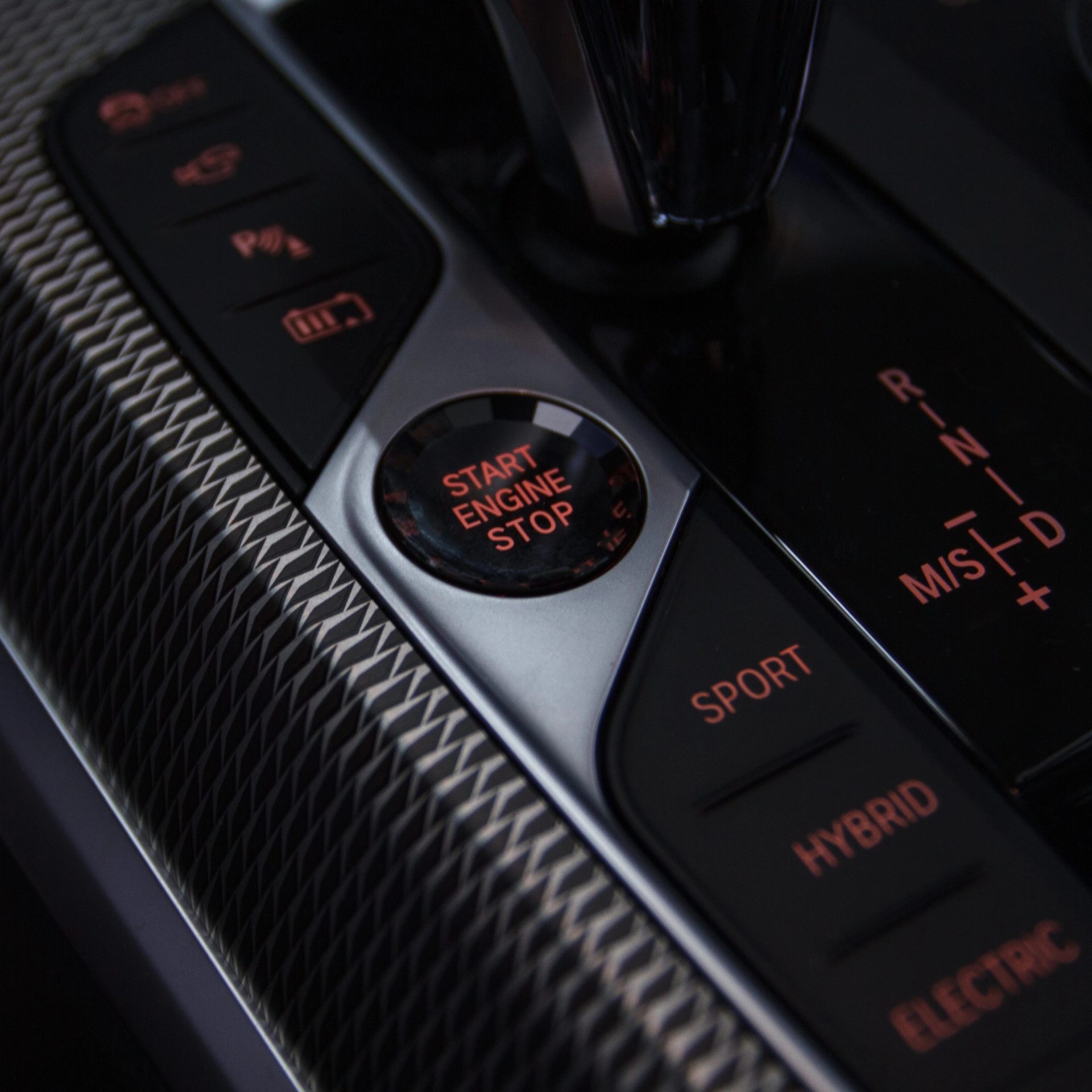 Kristal bedieningselementen (Pre-LCI)